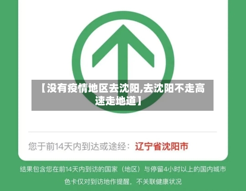 【没有疫情地区去沈阳,去沈阳不走高速走地道】