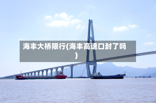 海丰大桥限行(海丰高速口封了吗)