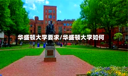 华盛顿大学要求/华盛顿大学如何