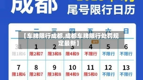 【车牌限行成都,成都车牌限行处罚规定最新】