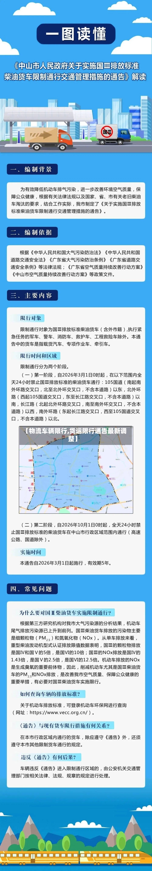 【物流车辆限行,货运限行通告最新调整】-第2张图片