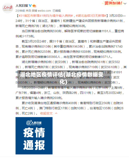 湖北地区疫情评估(湖北疫情数据变化)-第2张图片