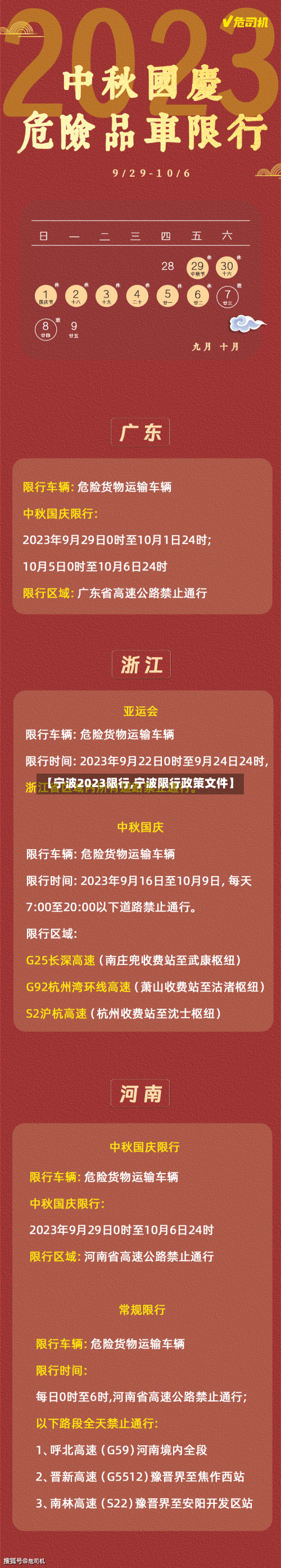 【宁波2023限行,宁波限行政策文件】