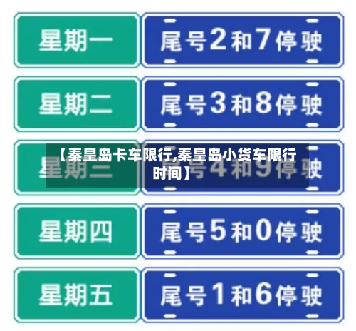 【秦皇岛卡车限行,秦皇岛小货车限行时间】-第2张图片