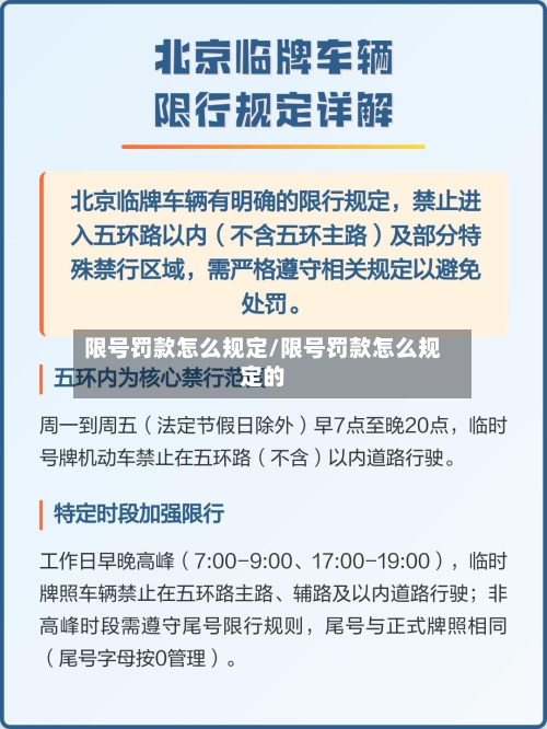 限号罚款怎么规定/限号罚款怎么规定的-第3张图片