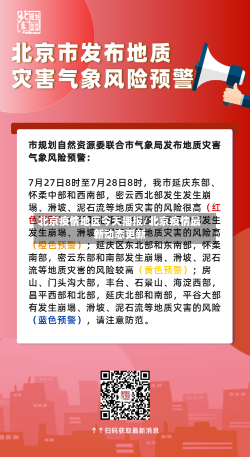 北京疫情地区今天播报/北京疫情最新动态更新