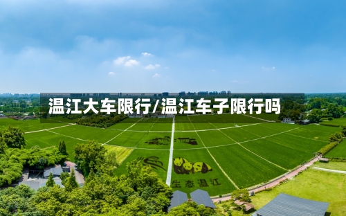 温江大车限行/温江车子限行吗-第3张图片