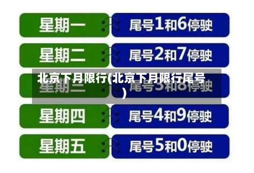 北京下月限行(北京下月限行尾号)-第2张图片