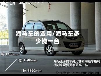 海马车的费用/海马车多少钱一台
