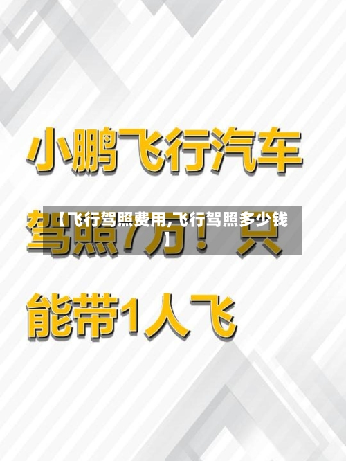 【飞行驾照费用,飞行驾照多少钱】-第2张图片