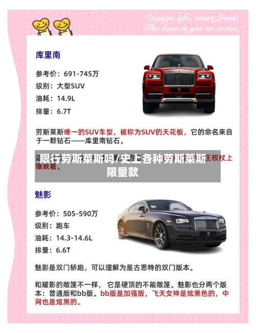 限行劳斯莱斯吗/史上各种劳斯莱斯限量款