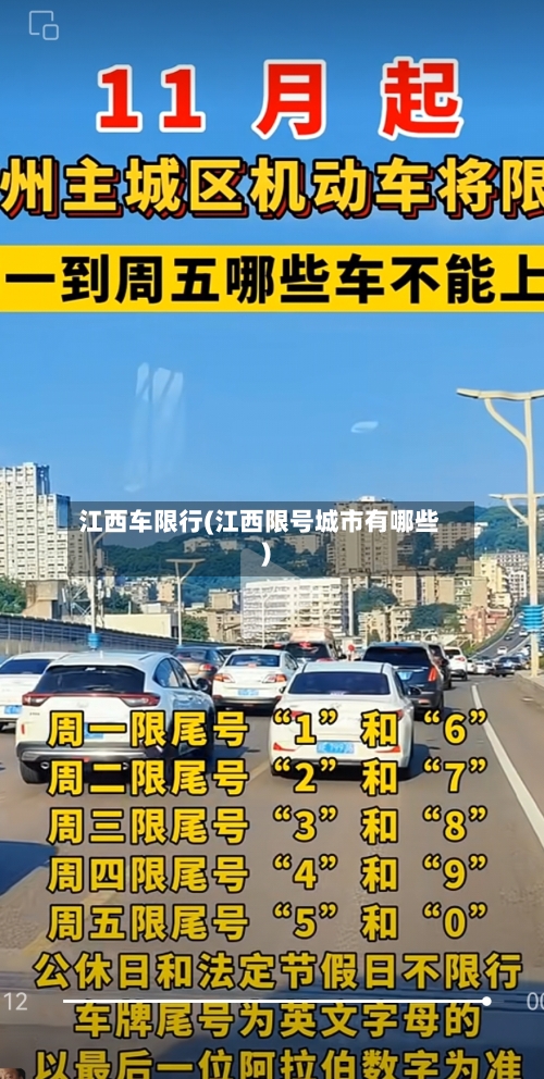 江西车限行(江西限号城市有哪些)-第2张图片