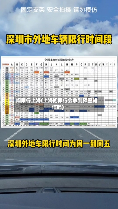 闯限行上海(上海闯限行会收到预警短信吗)-第3张图片