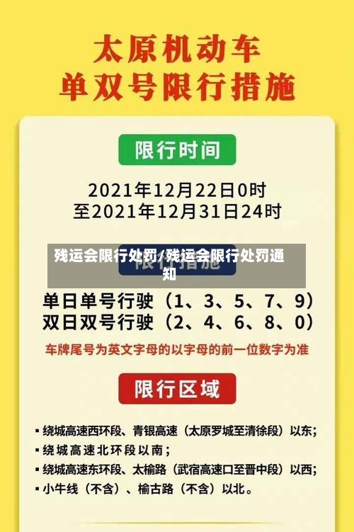 残运会限行处罚/残运会限行处罚通知