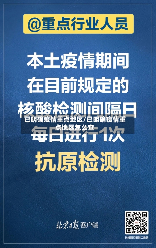 已明确疫情重点地区/已明确疫情重点地区怎么查