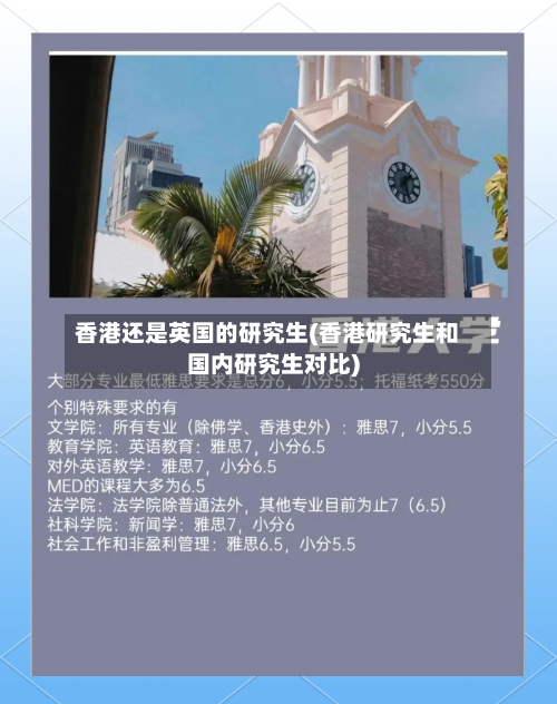 香港还是英国的研究生(香港研究生和国内研究生对比)