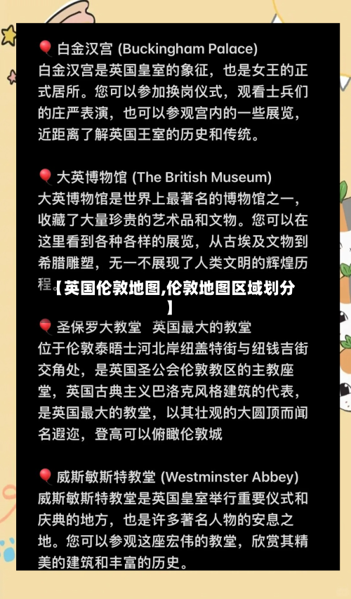 【英国伦敦地图,伦敦地图区域划分】