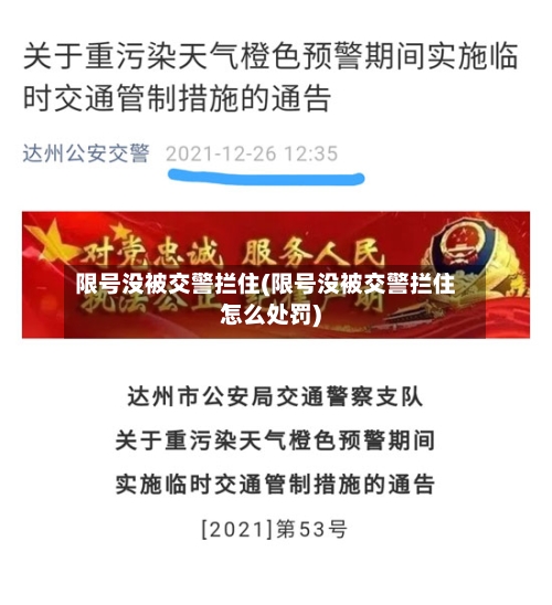 限号没被交警拦住(限号没被交警拦住怎么处罚)-第3张图片