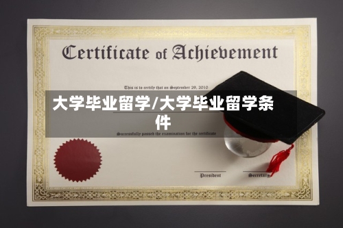 大学毕业留学/大学毕业留学条件