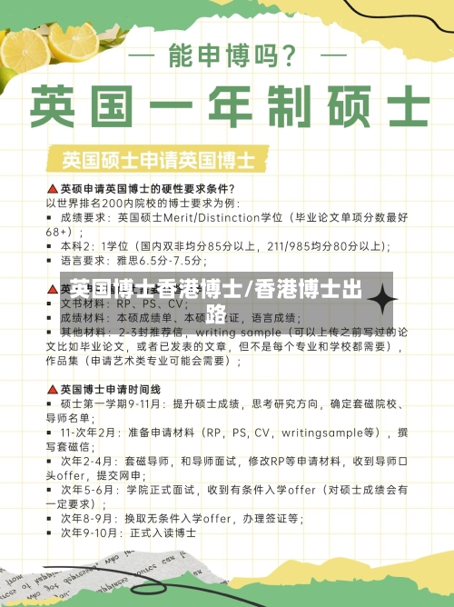 英国博士香港博士/香港博士出路-第2张图片