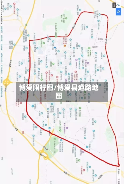 博爱限行图/博爱县道路地图-第3张图片