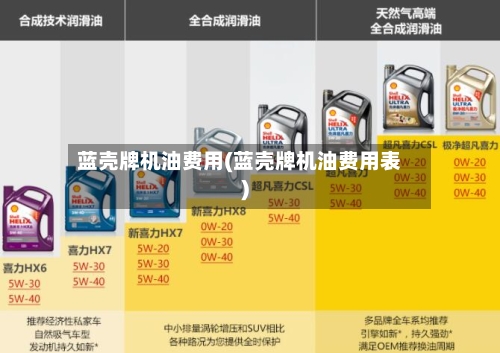 蓝壳牌机油费用(蓝壳牌机油费用表)-第2张图片