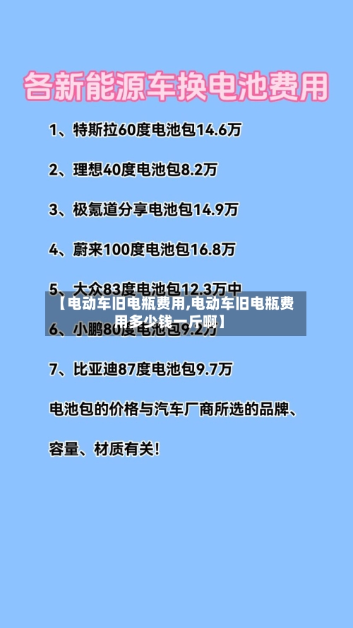 【电动车旧电瓶费用,电动车旧电瓶费用多少钱一斤啊】