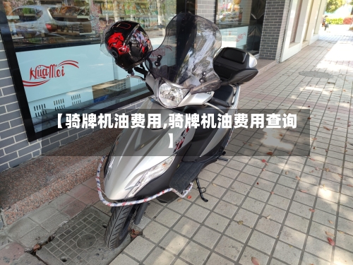 【骑牌机油费用,骑牌机油费用查询】