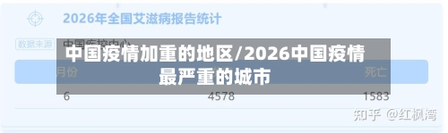 中国疫情加重的地区/2026中国疫情最严重的城市-第2张图片