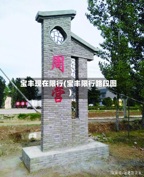 宝丰现在限行(宝丰限行路段图)