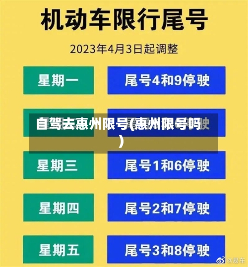 自驾去惠州限号(惠州限号吗)