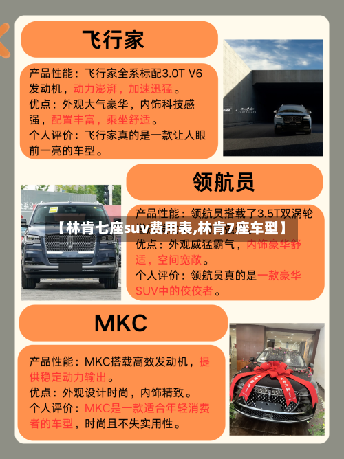 【林肯七座suv费用表,林肯7座车型】