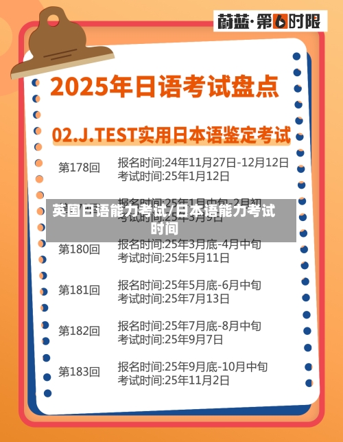 英国日语能力考试/日本语能力考试时间-第2张图片