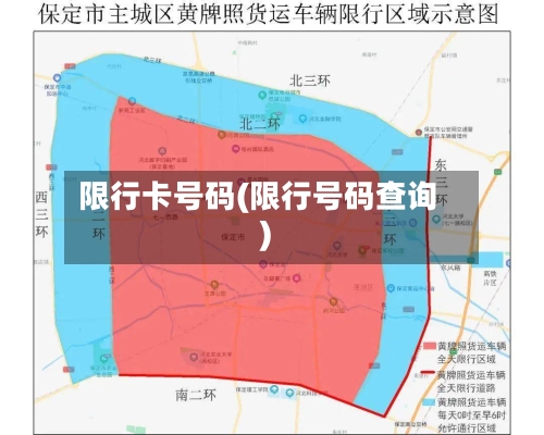 限行卡号码(限行号码查询)-第2张图片