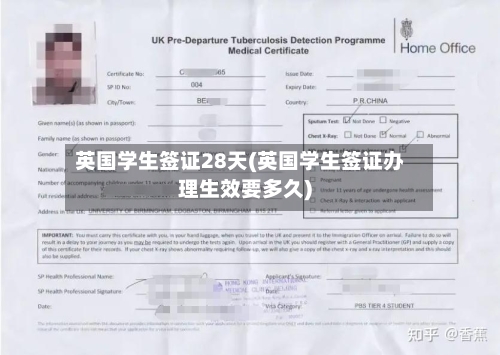 英国学生签证28天(英国学生签证办理生效要多久)