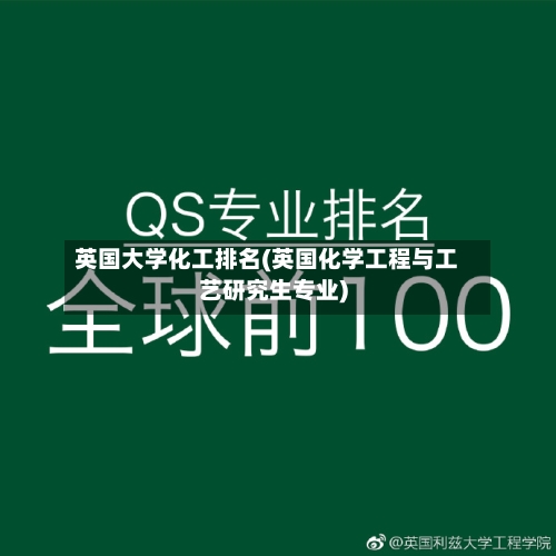 英国大学化工排名(英国化学工程与工艺研究生专业)-第2张图片