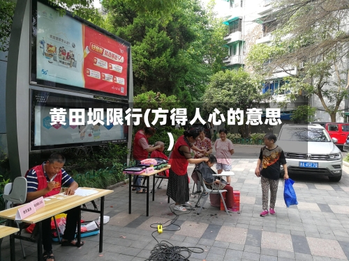 黄田坝限行(方得人心的意思)