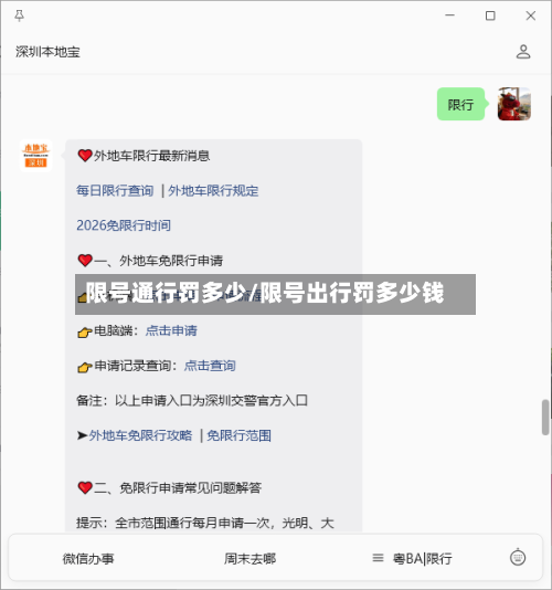 限号通行罚多少/限号出行罚多少钱-第2张图片