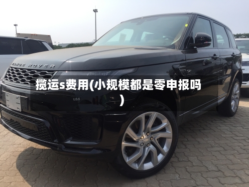 揽运s费用(小规模都是零申报吗)