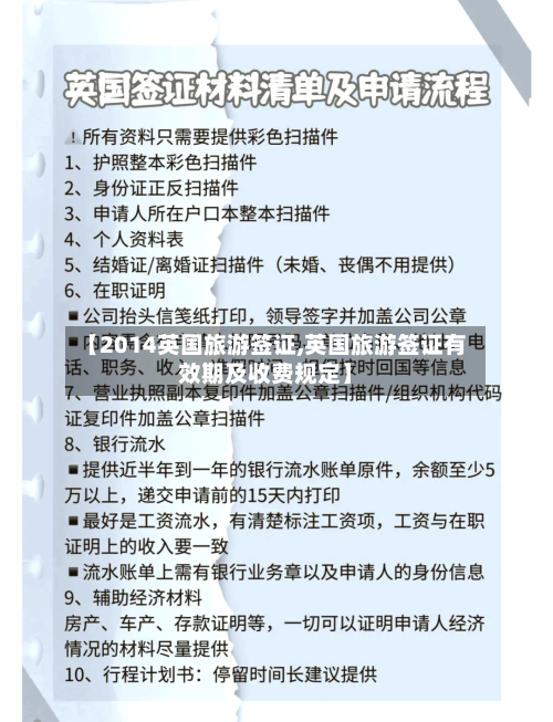 【2014英国旅游签证,英国旅游签证有效期及收费规定】-第2张图片