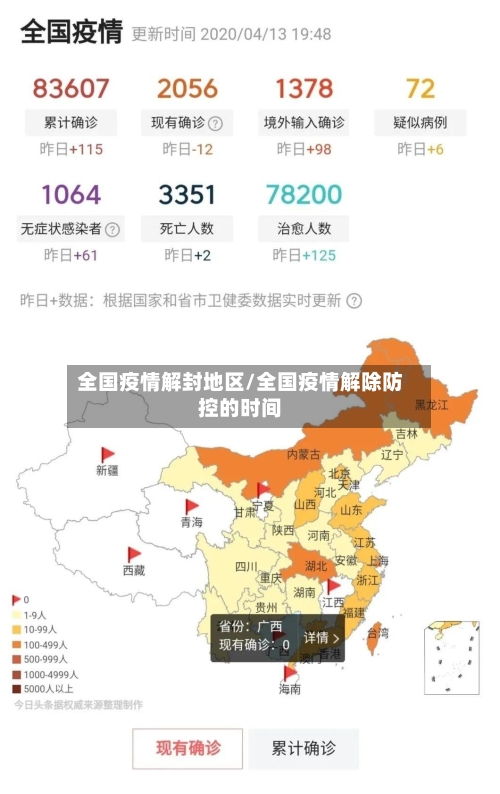 全国疫情解封地区/全国疫情解除防控的时间