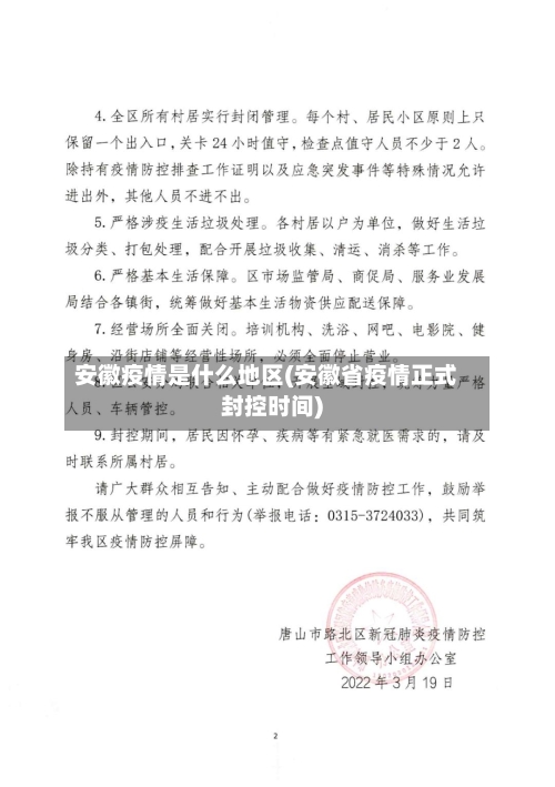 安徽疫情是什么地区(安徽省疫情正式封控时间)-第3张图片