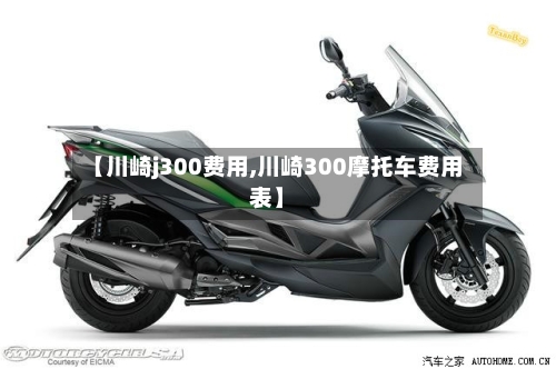 【川崎j300费用,川崎300摩托车费用表】