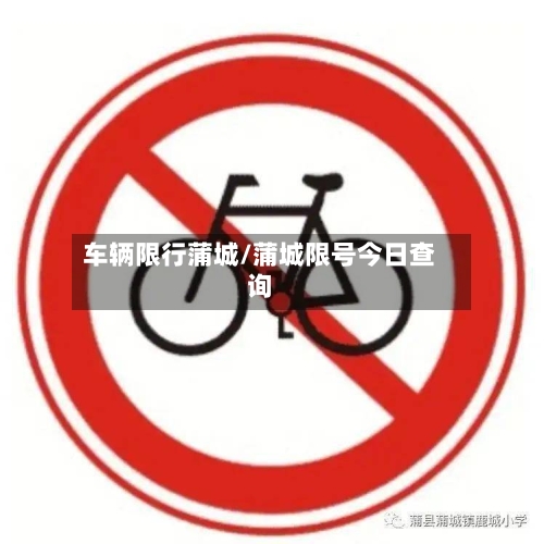 车辆限行蒲城/蒲城限号今日查询-第2张图片