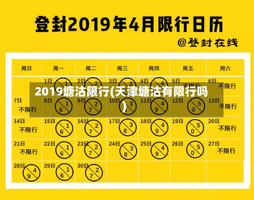 2019塘沽限行(天津塘沽有限行吗)