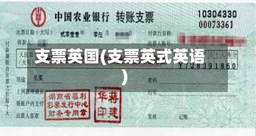 支票英国(支票英式英语)