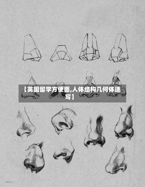 【英国留学方便面,人体结构几何体速写】-第3张图片