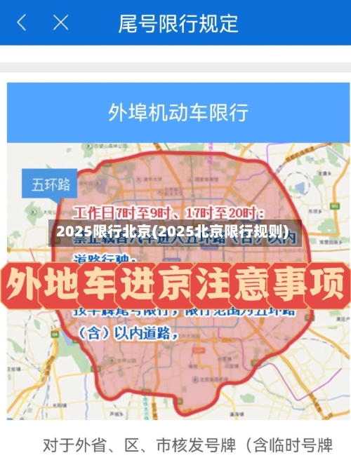 2025限行北京(2025北京限行规则)-第3张图片