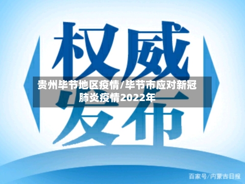 贵州毕节地区疫情/毕节市应对新冠肺炎疫情2022年-第3张图片