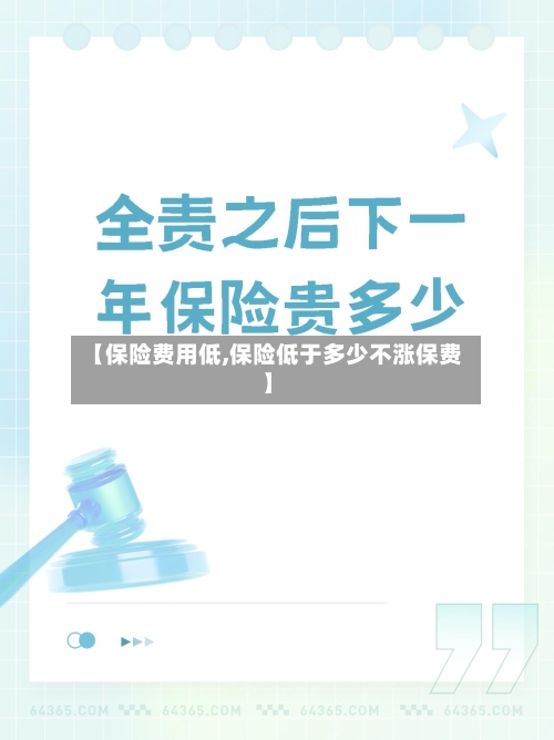 【保险费用低,保险低于多少不涨保费】
